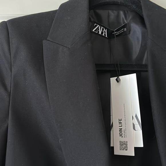 NWT Zara basic blazer Size 2 - Picture 6 of 9
